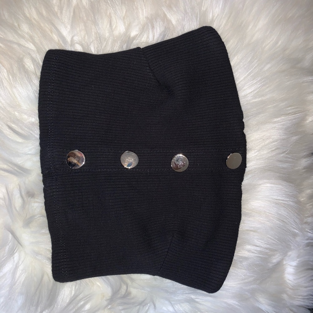 Button down crop top